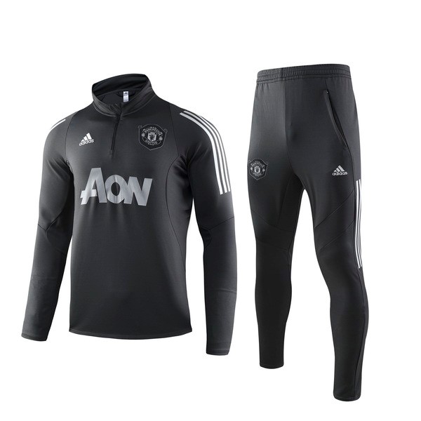 Chandal Manchester United 2019-2020 Negro Gris
